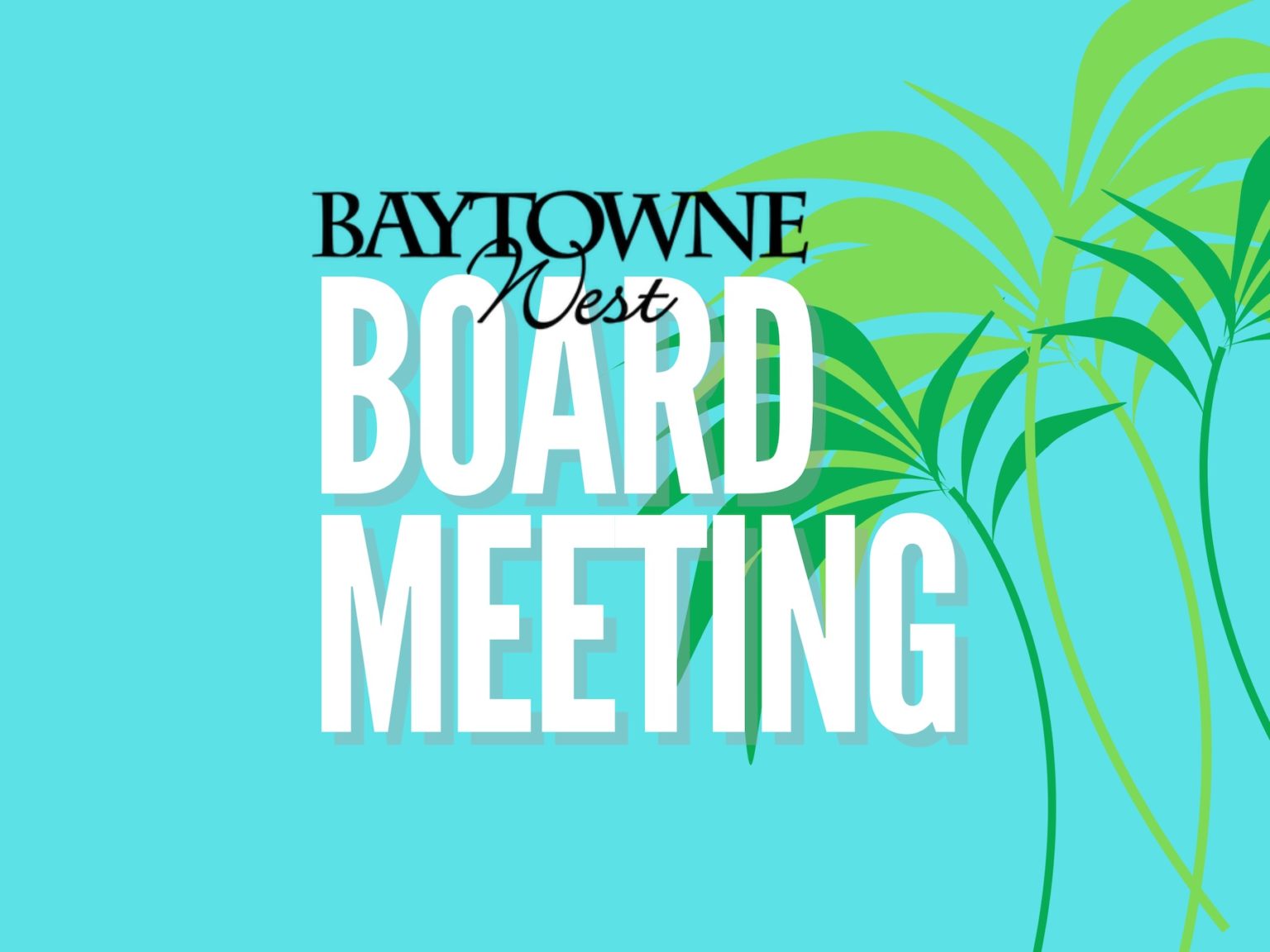 Annual 2024 HOA Board Meeting Minutes Baytowne West